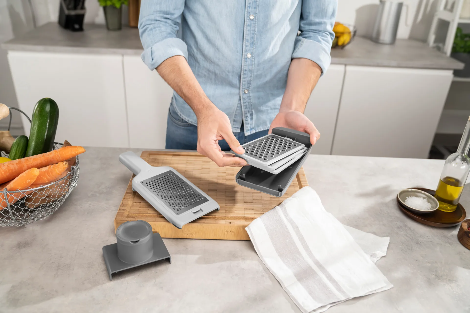 Minitarka multi Z-cut, Szary Zwilling