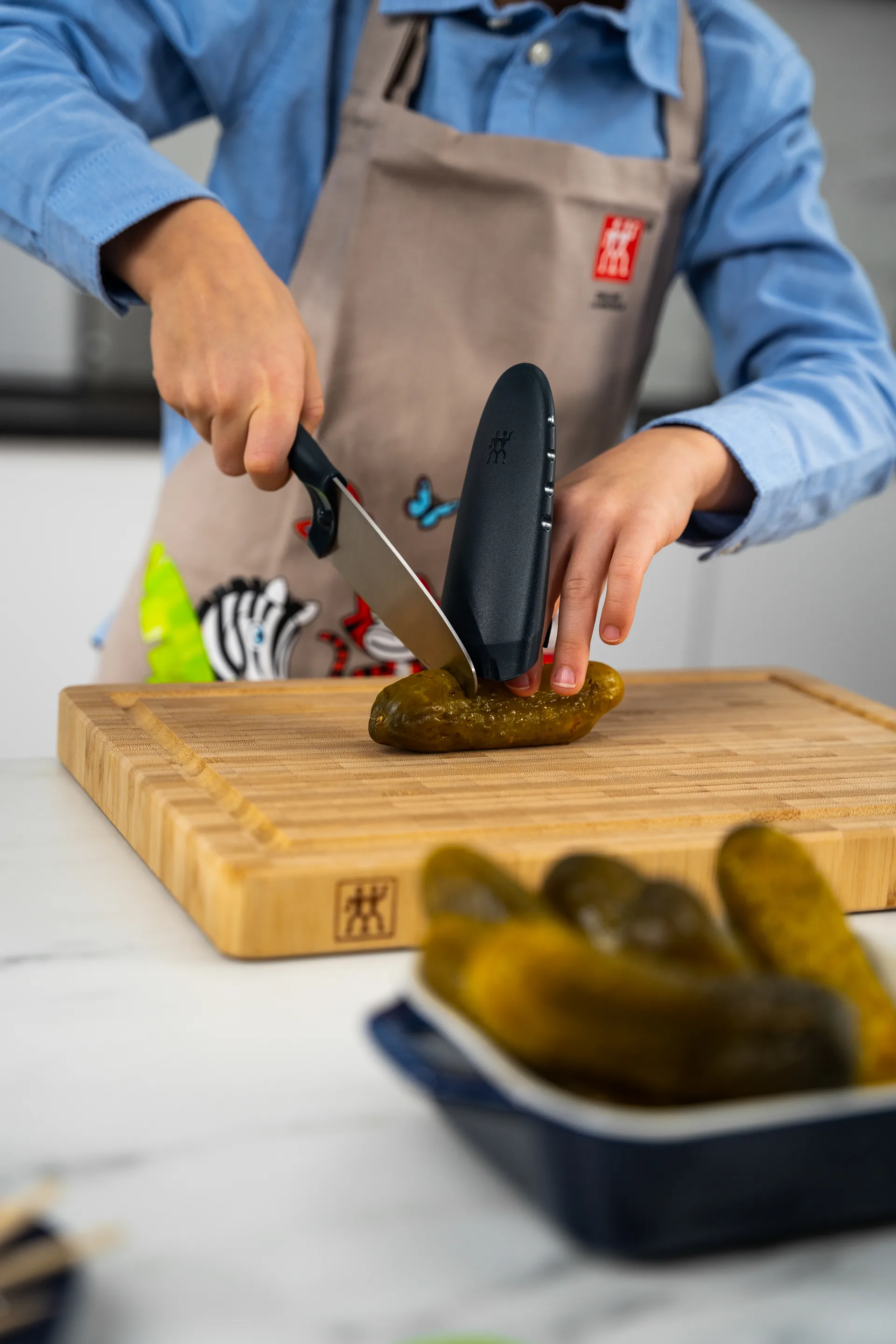 Nóż szefa kuchni Twinny 10 cm, Niebieski Zwilling