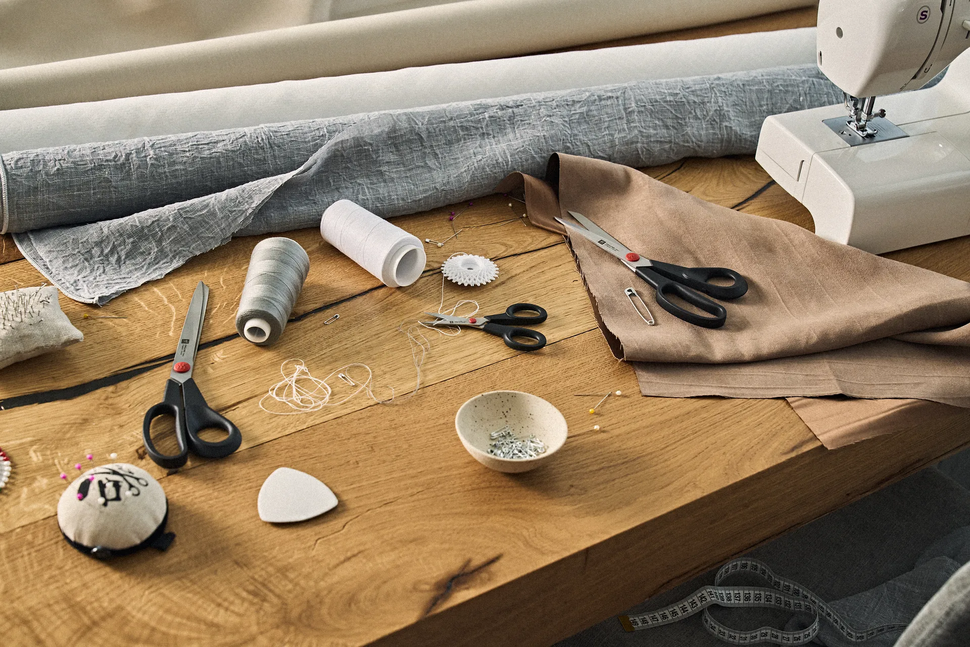 Nożyczki krawieckie Zwilling Twin L czarne, 25 cm Zwilling