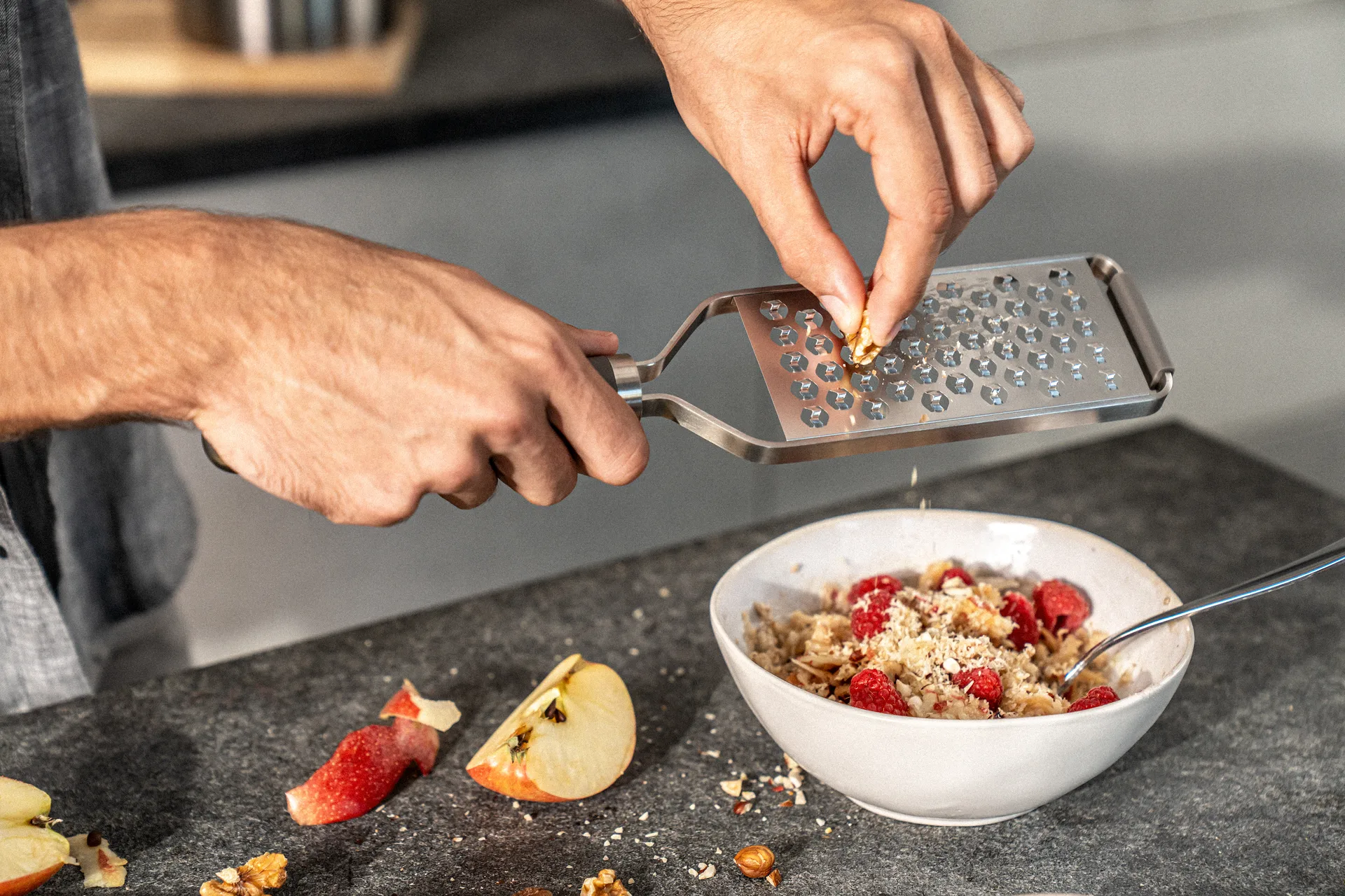 Tarka drobnaZwilling Pro medium Z cut 34 cm, Szary-nierdzewna stal Zwilling