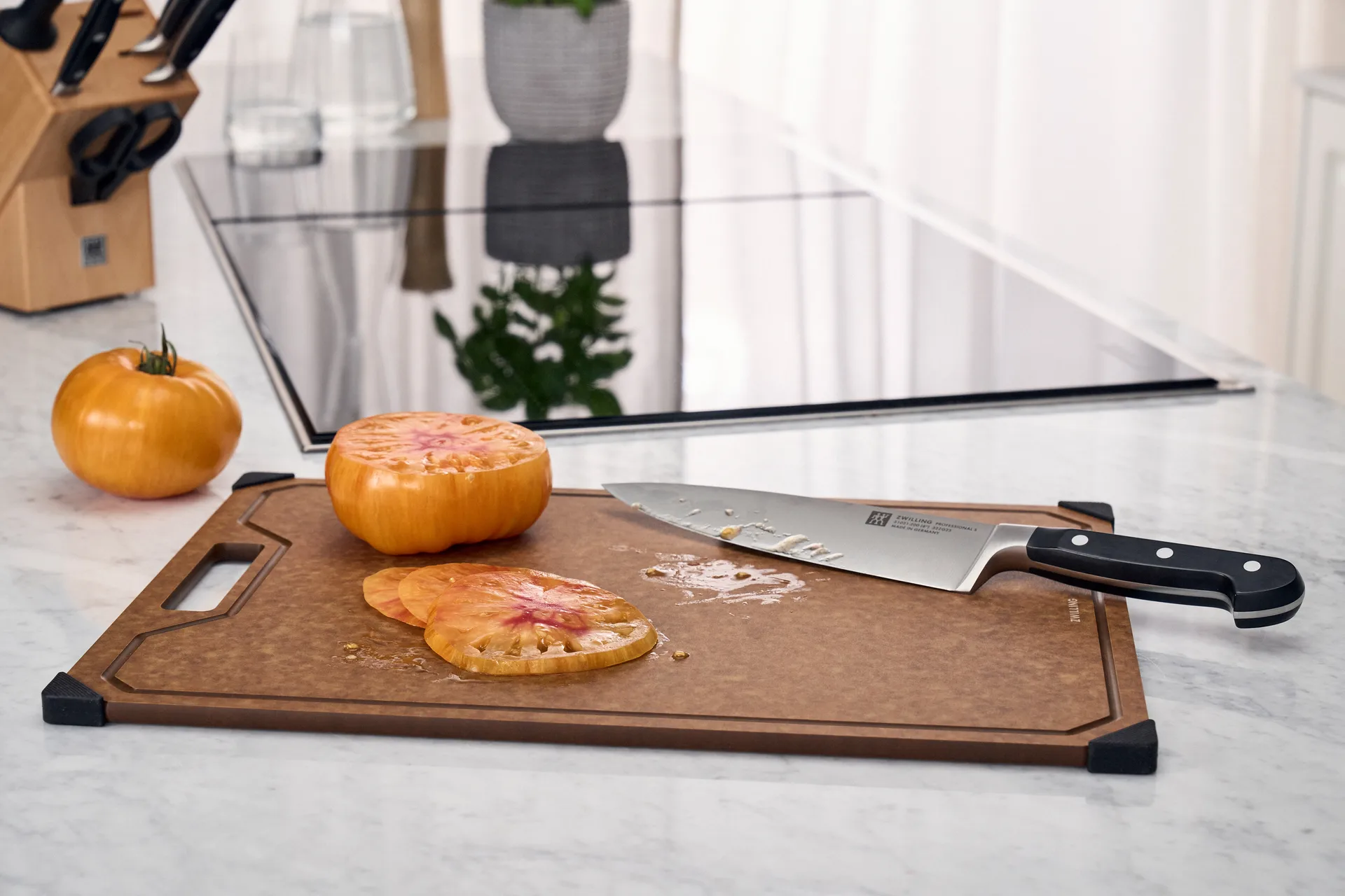 Zwilling deska do krojenia z włókna drzewnego brązowa, S Zwilling
