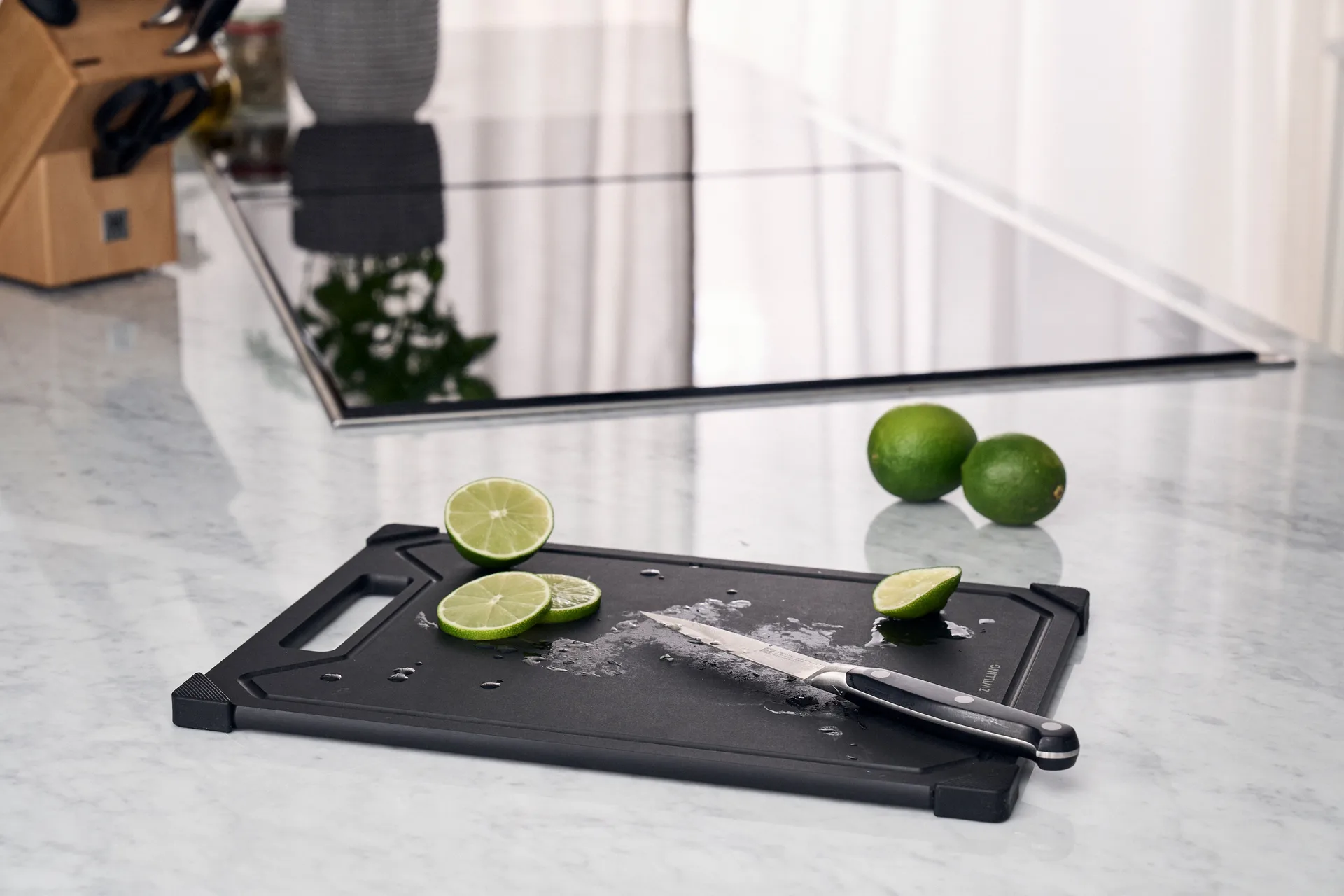 Zwilling deska do krojenia z włókna drzewnego czarna, L Zwilling