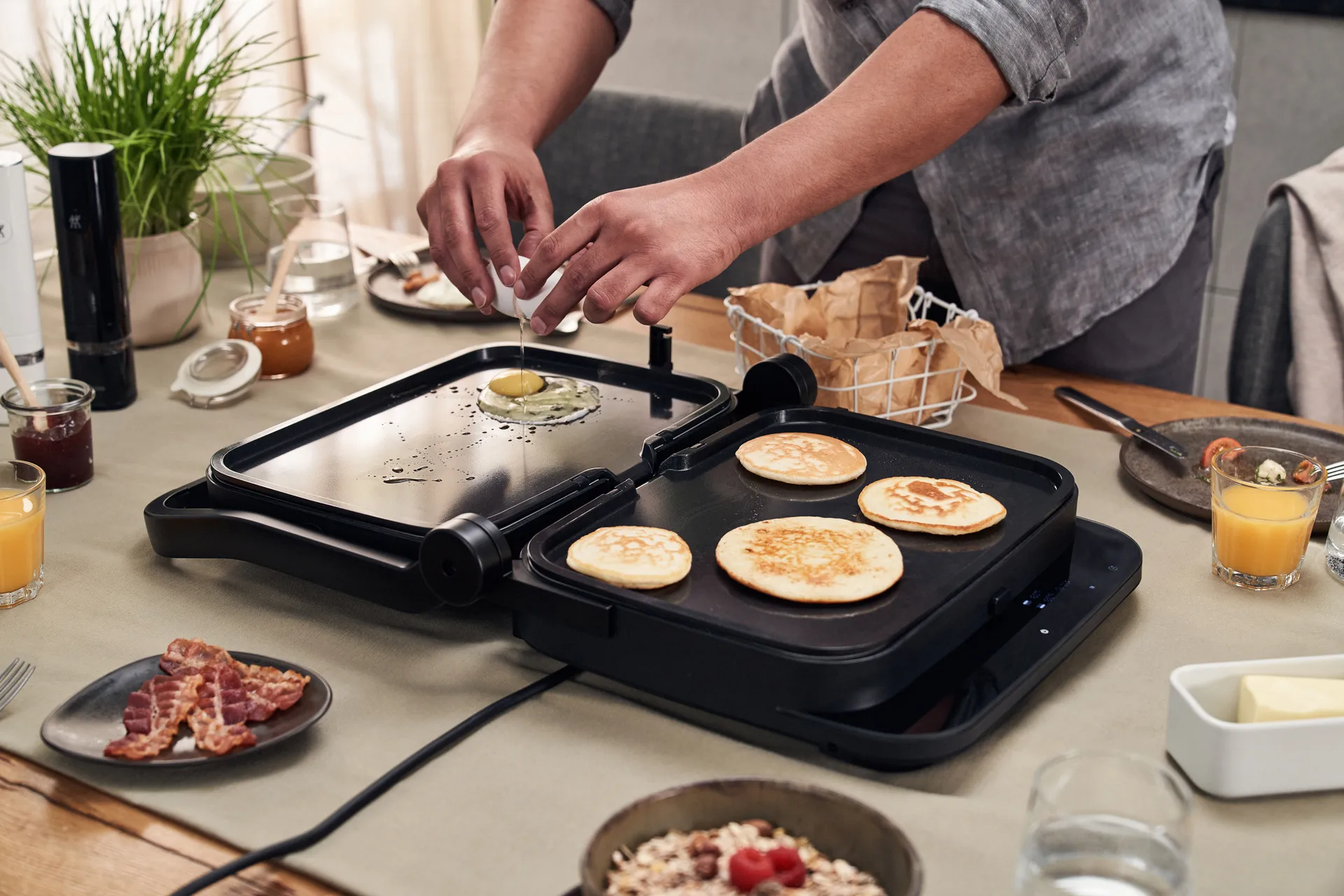 Zwilling Enfinigy płyta do smażenia/teppanyaki 2 szt., Czarny Zwilling