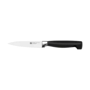 Zwilling Four star nóż do obierania 10 cm - Czarny-nierdzewna stal - Zwilling