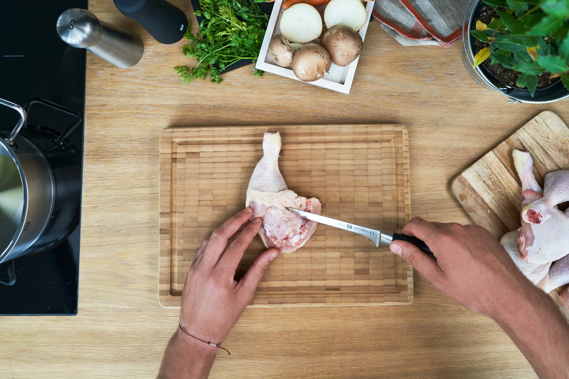 Zwilling Four star nóż do trybowania 14 cm, Czarny-nierdzewna stal Zwilling