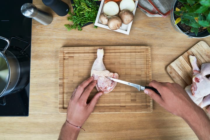 Zwilling Four star nóż do trybowania 14 cm, Czarny-nierdzewna stal Zwilling