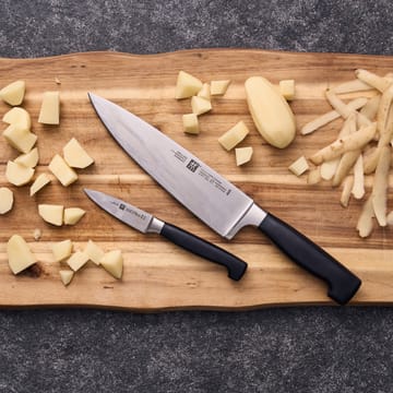 Zwilling Four star zestaw noży 2 części - Czarny-nierdzewna stal - Zwilling