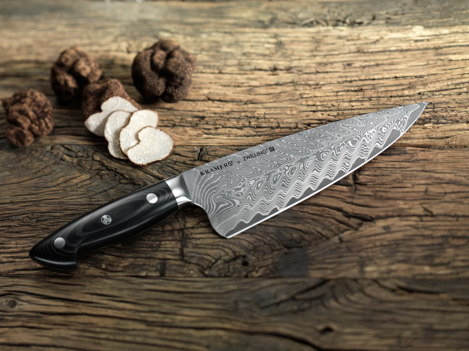 Zwilling Kramer euro stainless nóż 23 cm, Damaskus-czarny Zwilling
