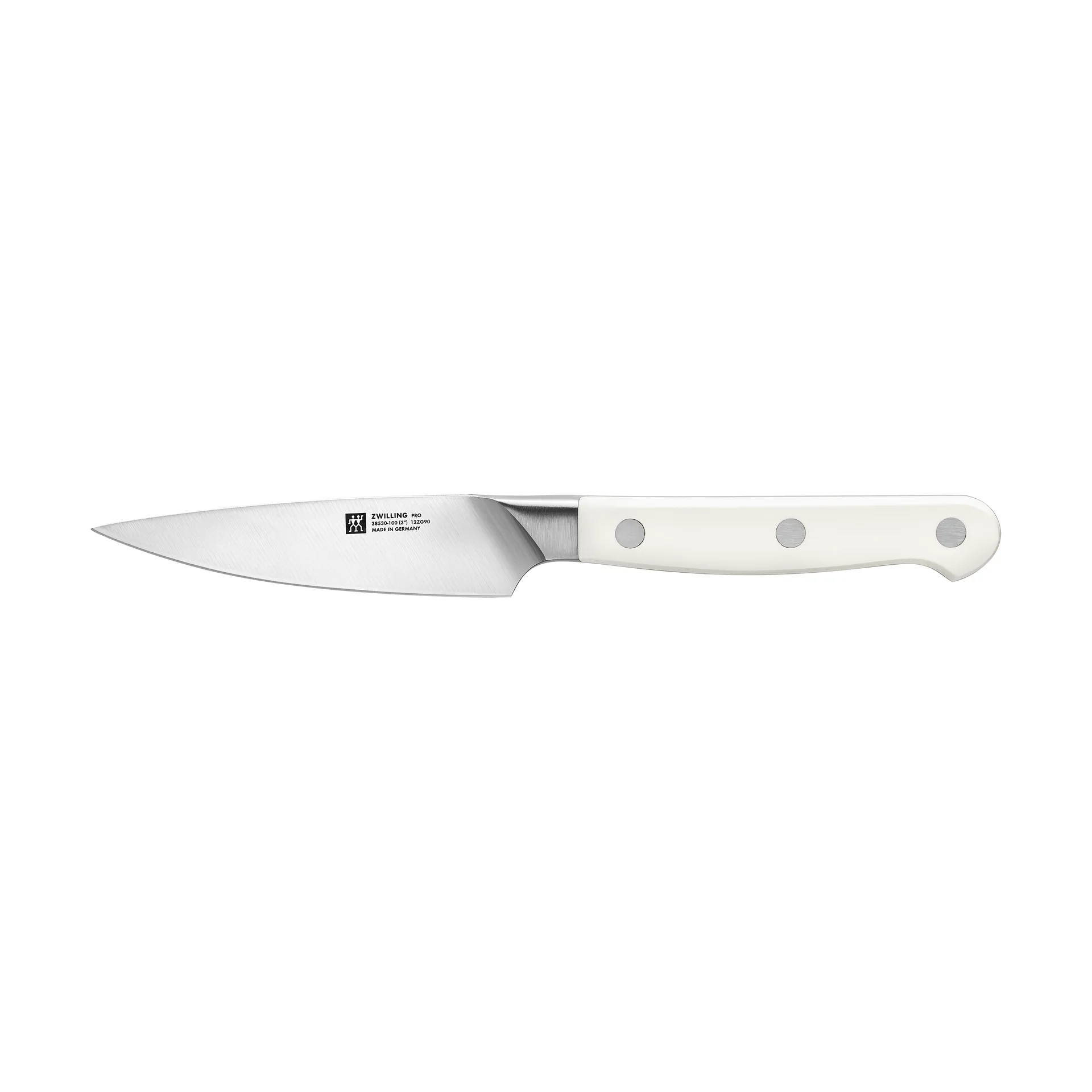 Zwilling Pro le Blanc nóż do obierania 10 cm, Biały-stal nierdzewna Zwilling