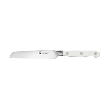 Zwilling pro le blanc ząbkowany nóż uniwersalny 13 cm - Biały-stal nierdzewna - Zwilling