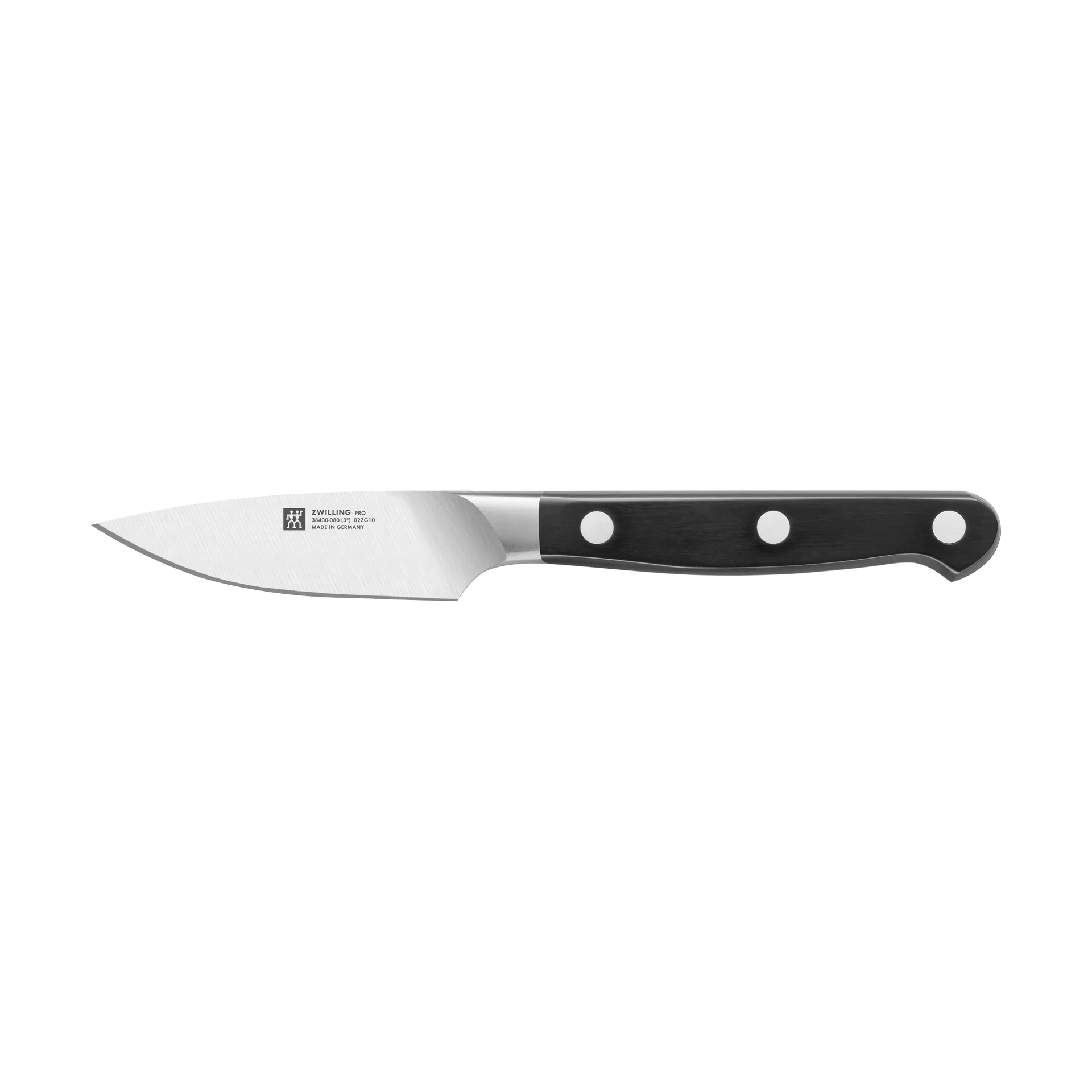 Zwilling Pro nóż do obierania 8 cm, Czarny-nierdzewna stal Zwilling