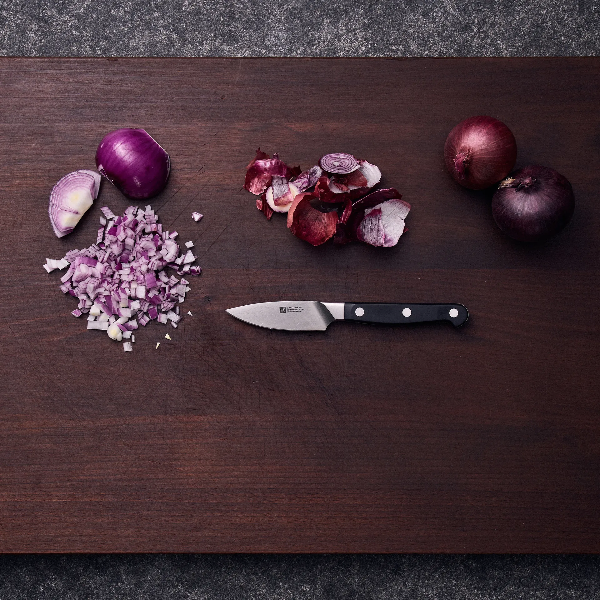 Zwilling Pro nóż do obierania 8 cm, Czarny-nierdzewna stal Zwilling