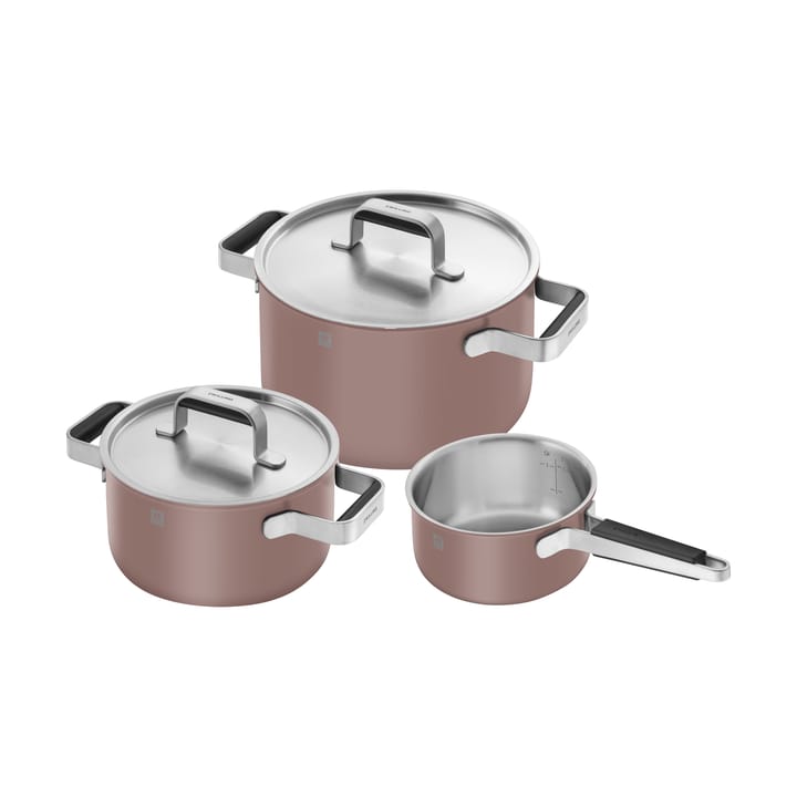 Zwilling Pure zestaw garnków 5 części - Różowy - Zwilling