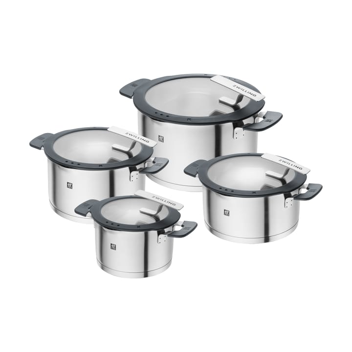 Zwilling Simplify zestaw garnków/patelni 8 części - Stal nierdzewna - Zwilling