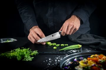 Zwilling Tanrei kompakt nóż 14 cm - Damaskus-czarny - Zwilling