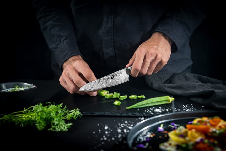 Zwilling Tanrei kompakt nóż 14 cm, Damaskus-czarny Zwilling