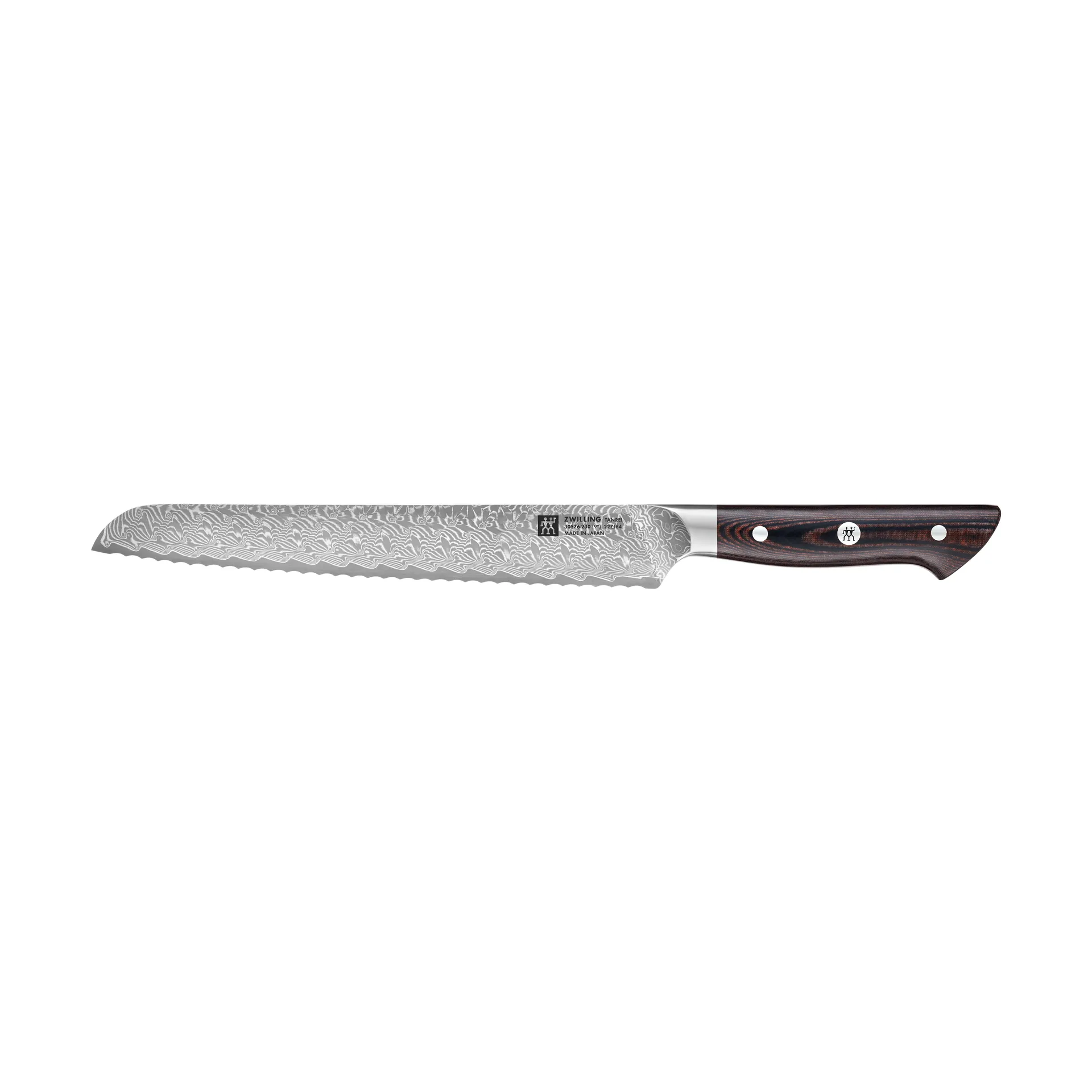 Zwilling Tanrei nóż do chleba 23 cm, Damaskus-czarny Zwilling