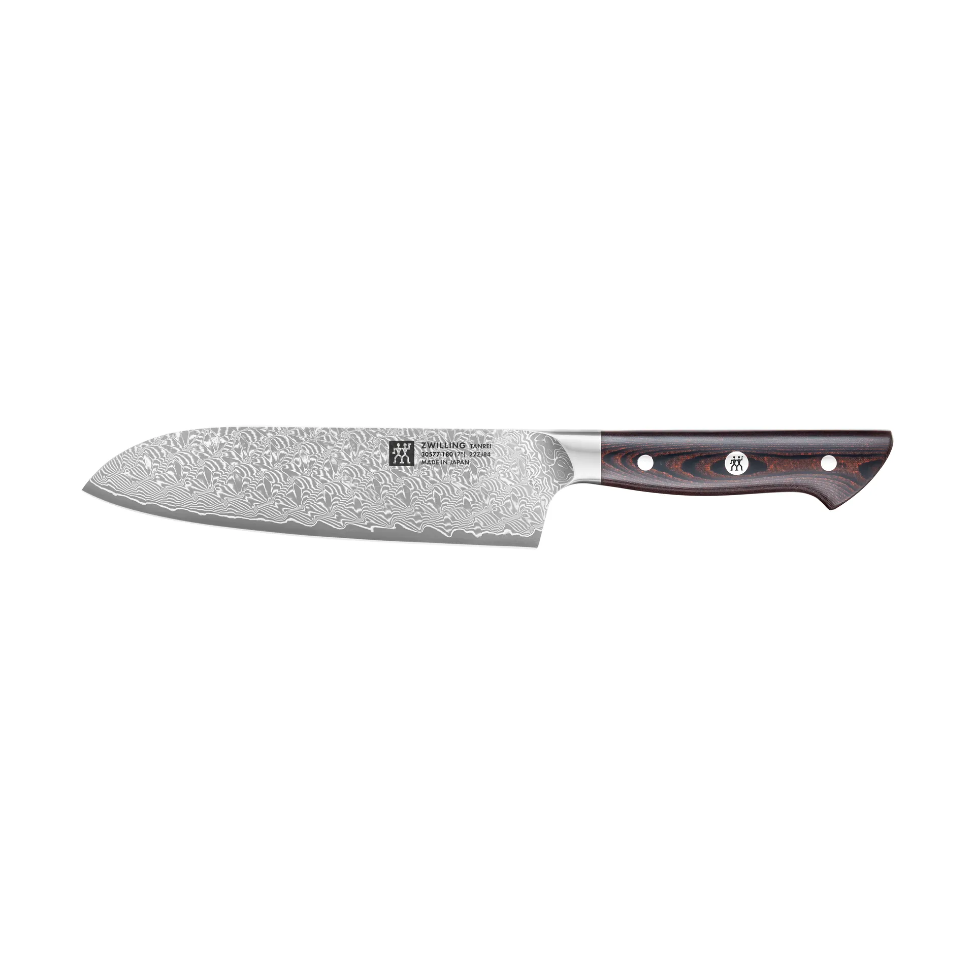 Zwilling Tanrei nóż santoku 18 cm, Damaskus-czarny Zwilling