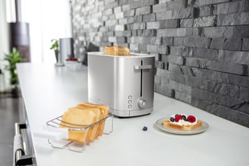 Zwilling toster z podgrzewaczem do chleba 2 krótkie komory - Srebrny - Zwilling