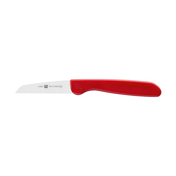 Zwilling Twin grip nóż do warzyw 7 cm - Czerwony-nierdzewna stal - Zwilling