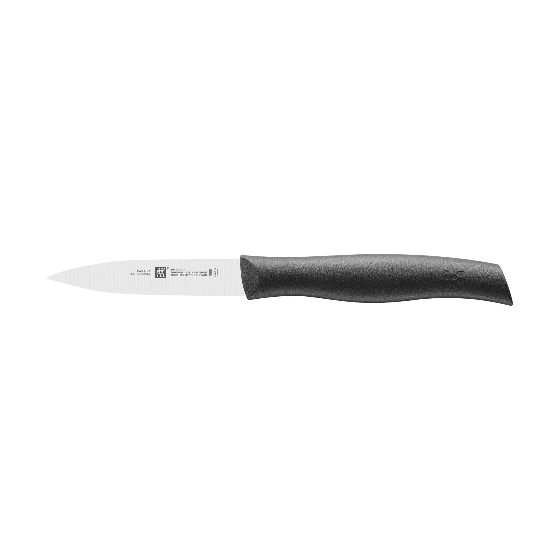 Zwilling Twin grip nóż do warzyw ostrze zakończone 9 cm, Czarny-nierdzewna stal Zwilling