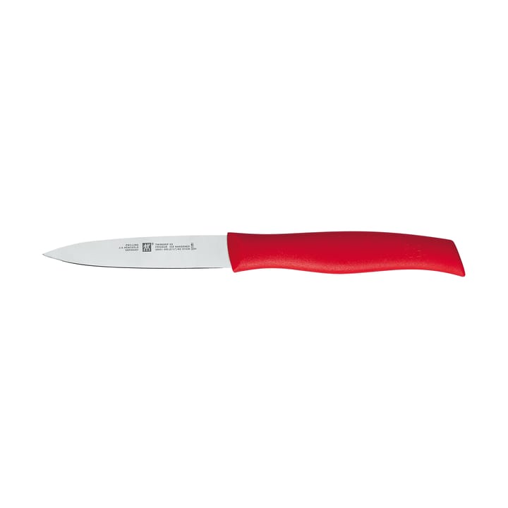 Zwilling Twin grip nóż do warzyw ostrze zakończone 9 cm - Czerwony-nierdzewna stal - Zwilling