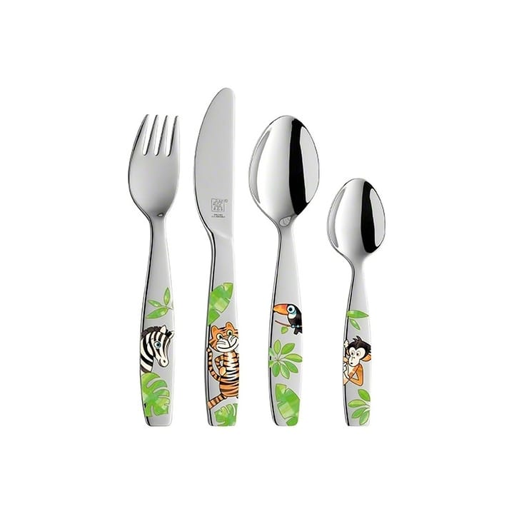 Zwilling Twin Kids Jungle sztućce dla dzieci 4 szt. - 4 części - Zwilling