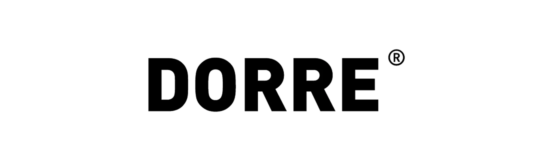 Logo DORRE z symbolem zarejestrowanego znaku towarowego
